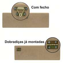 Shopping do MDF Storage And Organizer Bins - 米色 - 查看 2