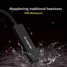 10W USB Powered Aquarium Heater, Compact & Portable, IPX8 Waterproof, Low Voltage (USB Compatible), Energy-Efficient, Suitable For Small Fish Tanks, Nano Terrariums, Terrestrial Tanks - No Battery Needed, Ideal For Home/Office, Stylish Design, Durable Structure, Waterproof Heater