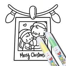 1 pezzo Libro da colorare di Natale di 24 pagine, libro da colorare a tema natalizio adorabile, un modo tranquillo e dettagliato per celebrare il Natale, adatto come decorazione, regalo o souvenir per le vacanze