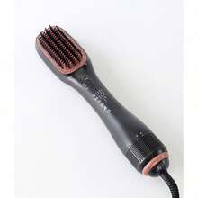 三合一吹风机刷和直发器刷，专业 980W 强力陶瓷电气石离子热风刷，3 种热度/2 种速度设置，一步式吹风机和造型器，适合所有发质 - 英規插(220-240V) - 查看 9