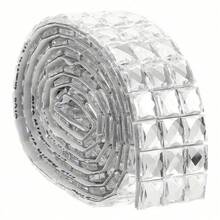 1 卷自粘式 3D 玻璃纤维瓷砖贴纸 - 现代风格,水钻马赛克贴花,用于 DIY 墙面装饰,家居装饰,贴纸,墙贴花,乙烯基贴花,用于家居装饰,春季装饰品,让您的家焕然一新,拉玛装饰贴纸,镜子,镜子,墙壁,房间装饰,墙镜,浴室装饰,客厅装饰 - 彩色 - 查看 26