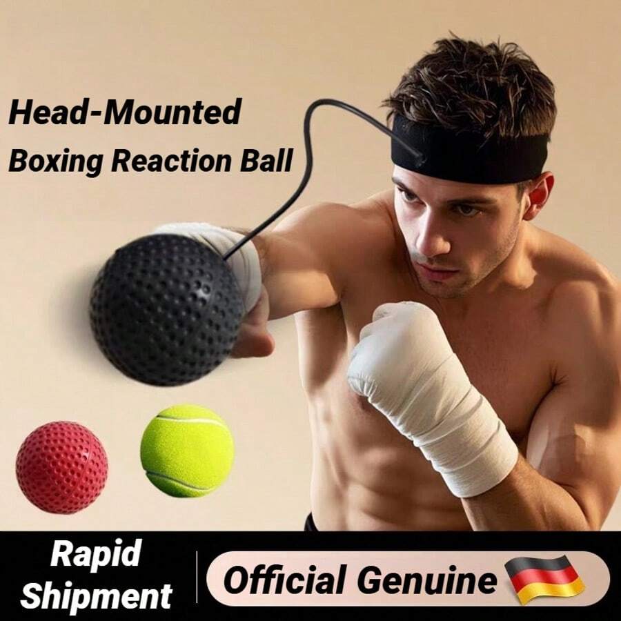 MMA Boxing Speed Ball Head-Mounted Pu Punch Sanda Training Hand Eye Reaction Home Sandbag Fitness Equipment Gym Muay Thai