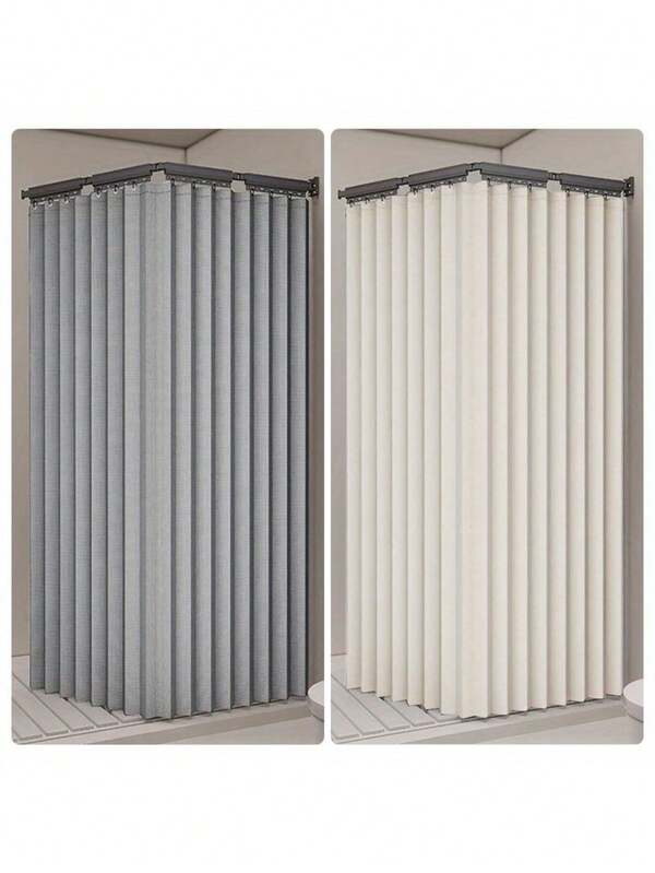 Tenda da doccia pieghevole moderna - separazione bagnato/asciutto, in materiale di poliestere, design a righe con ganci e cinghia di fissaggio, adatta per uso domestico e alberghiero tutto l'anno, decorazione da bagno, tenda da doccia, divisorio multifunzionale, stile moderno, facile manutenzione (asta pieghevole non inclusa), decorazione natalizia