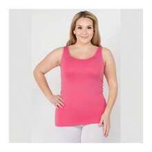 Top sin costuras para mujer - TALLA GRANDE - Rosa Fucsia - Ver 7
