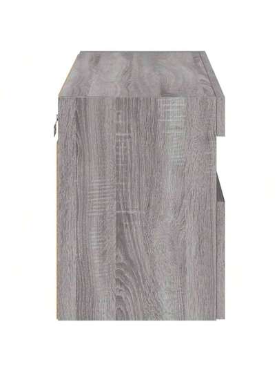 VidaXL TV Wand Unit LED Lighting 80x30x40 Cm Grijs Sonoma view 10