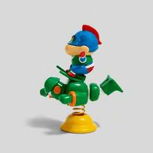 Adorno de coche de nueva dimensión dinámica de Crayon Shin-Chan - Adorno de escritorio, estación de trabajo y coche pequeño, caja ciega de muñeco tambaleante, regalo lindo (Avanzar con valentía)