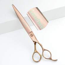 univinlions 7.5 Inch Non-Slip Laser Line Fine Tooth Pet Grooming Scissors, Dog And Cat Hair Cutting Scissors - Multicolor - View 1