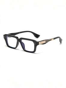SeeBand Gafas de moda con montura cuadrada rectangular para hombres y mujeres, gafas de diseñador con estilo retro de los 90