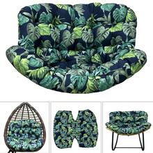 Rocking Chair Cushion,Waterproof Wicker Egg Chair Replacement Pad, Hammock Chair Pad, Oversized Multifunctional Wicker Egg Lounge Chair Soft Cushion,Thick Papasan Seat Cushion With Ties For Indoor & Outdoor Patio, Porch, Balcony, Garden Patio Outdoor Rocking Chair Living Room, Comfy Modern Cozy Lounge Rocker Chair Cushion For Balcony Porch Patio - 綠色 - 查看 2