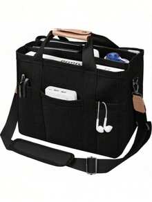 New Large Capacity Maternity Diaper Bag, Multi-Functional Tote Bag For Moms, Lightweight Canvas Handbag With Detachable Shoulder Strap, Casual Style Crossbody Bag With Pockets, Foldable And Spacious For School Supplies