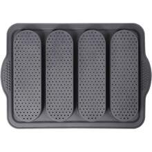 硅胶面包模具，不粘面包模具和耐热热狗面包模具，烘焙面包模具，自制面包模具，面包烘焙模具 - 彩色 - 查看 6