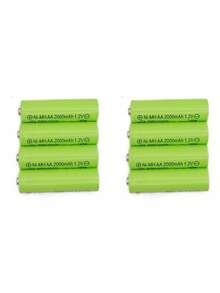 2000mAh AAA/AA 可充电电池，带 USB 充电器、短路保护、高容量及配件