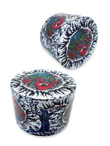 1pc Grinder, Creative Pattern 2. 5 Inch 4-Layer Zinc Alloy Grinder, Metal Grinder, Spice Grinder, Grinding Machine, Herb Grinder, Spice Crusher, Grinder ,Kitchen Supplies, Christmas Gifts, Halloween Gifts, Halloween Decoration Kitchen Supplies, Christmas Gifts, Halloween Gifts, Halloween Decoration - Multicolor - View 11