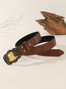 Nuevo cinturón de moda de mujer con estilo bohemio, versátil, con estampado en forma de V, casual y retro, de piel sintética (PU), adecuado para todas las estaciones