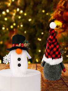 1 pezzo Decorazioni natalizie Bambole Ornamenti, Accessori festivi Babbo Natale Renna Pupazzo di neve Decorazioni natalizie Bambole in piedi Ornamento, Decorazioni natalizie, Forniture natalizie Decorazione per la casa Decorazione per la stanza Inverno