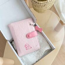 可爱线条画狗护照夹，旅行票卡钱包收纳包，必备旅行配件 - 彩色 - 查看 5