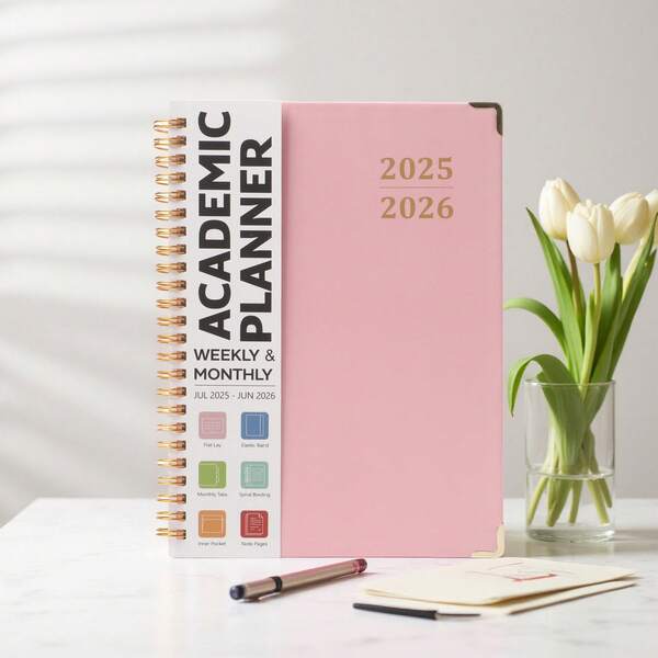 1PC A5 Office Plan Book Coil Book Student Academic Planning Book Planner Notebook Custom Loose-Leaf Book
