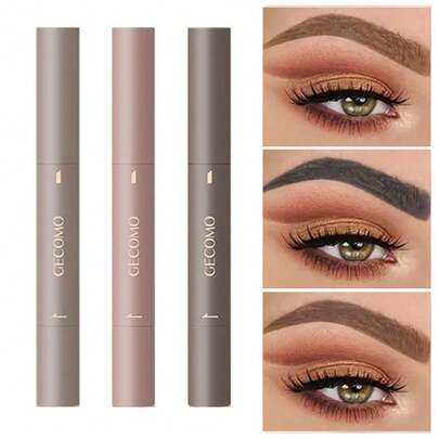 1 Chì kẻ mày hai đầu kèm cọ, chống thấm nước và mồ hôi, chống nhòe và chống lem