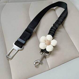 BVEOYPET 1pc Dog Car Safety Belt Reflective Webbing Retractable Leash, Pet Cat Vehicle Travel Harness Lead Suitable For Small Pets Dog Car Seat Car Seat Covers Dog Car Seat Cover Pet Car Seat