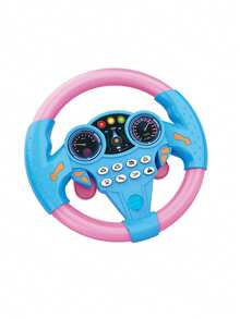 20*19.5*6厘米仿真汽车方向盘，男孩模拟驾驶玩具，驾驶游戏方向盘，儿童玩具，方向盘赛车游戏，仿真汽车音乐方向盘，室内婴幼儿早教益智玩具，可固定在桌子或门上进行模拟驾驶，节日/生日礼物，适合3-12岁儿童