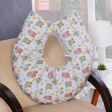 Kit Ninho Redutor + Almofada Amamentação Safari Carrinhos - Azul - Visão 2