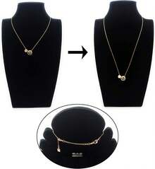 D-Buy 8 Pcs Necklace Extender Gold And Silver Plated Bracelet Extender Extender Chain Set 4 Different Length: 6 Inch 4 Inch 3 Inch 2 Inch (4 Gold, 4 Silver)