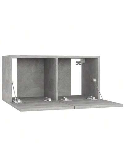 VidaXL TV Wand Unit 60x30x30 Cm Concrete Grijs view 6