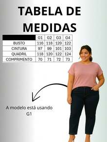 PLUS SIZE BLOUSE PLAIN CASUAL MODERN BASIC CURRENT CONTEMPORARY VISCOLYCRA - Rosa Oxidada - Ver 6