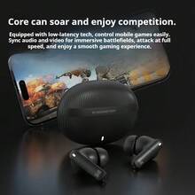 Monster无线蓝牙耳机，高品质降噪入耳式耳机，超长续航，运动耳塞，Monster中国包装 - 黑色 - 查看 1