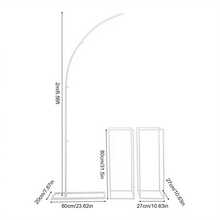 YUNRUX Balloon Arch Stand And 2 Flower Stands, Arch Background Stand For Parties, Wedding Flower Stand