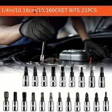 46pcs Car Repair Kit: Ratchet Torque Wrench, Wrench, Screwdriver, Socket Kit - Perfect For Motorcycle And Car Repair, Home Maintenance, Black - 46 in1 - View 4