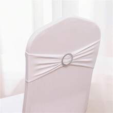 30/10 pièces de chaise élastique en spandex avec nœud papillon pour réception de mariage - Housse de chaise élastique universelle, boucle coulissante convenant pour la décoration de la ceinture de chaise, anniversaire, mariage, décoration et fixation du de chaise sur place pour banquets, fêtes, événements d'hôtel convenant pour anniversaires, mariages, cérémonies de remise des diplômes, soirées de bienvenue, salles de conférence d'hôtel, auditoriums