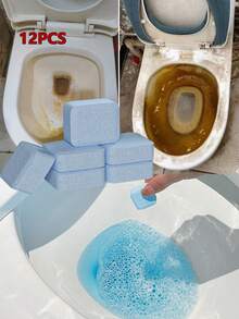 Toilet Cleaning Tablets - Effervescent Descaler, Deep Cleaning For Toilet & Bathroom, Deodorizer Cleaner, Cleaning Tool Toilet Cleaner Effervescent Tablets