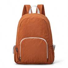 حقيبة ظهر خفيفة الوزن جديدة، حقيبة ظهر مقاومة للماء متعددة الاستخدامات، حقيبة ظهر كاجوال واسعة السعة بتصميم بسيط، حقيبة سفر خفيفة الوزن للخارج، حقيبة طالب عصرية