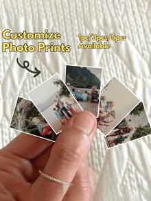 Customized Mini Photos, Mini Printed Photos, Mini Photos, Small Album Photos, Doll House Photos, Small Customized Photos, Mini Photos, Gifts For Best Friends, Girlfriends, Boyfriends, Customized Single Photos, Personalized Photos, Customized Couple Photos, Valentine's Day Gifts, Birthday Gifts, Anniversary Gifts, Couple Gifts, Holiday Calendar - Multicolor - View 2