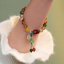 One Hypoallergenic Academic Ruyi Bracelet, Exam Confidence Booster For Sensitive Wrists, Adjustable Study Focus Beads