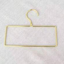 1pc/2pcs/5pcs/10pcs Nordic Style Golden Metal Clothing Rack, Multi-Functional Hanger For Clothes, Towels, Scarves