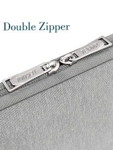 TECOOL 1pc Protective Laptop Sleeve Case Compatible With MacBook 13.5 14 15.6 16 Inch Pro Air HP Notebook And Other Brands Of Laptops Waterproof Polyester Cover With Pocket Laptop Bag