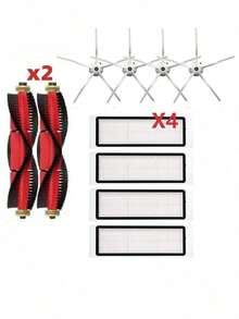 适用于石头扫地机器人S5 S50 S51 S55 S6 S60 S6 Pure S6 Maxv S5 Max吸尘器配件HEPA滤网拖把布侧刷主刷边刷配件替换件