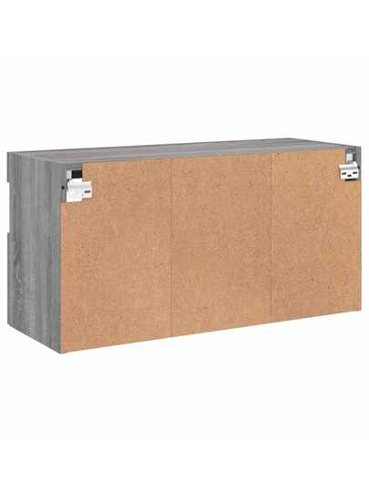 VidaXL TV Wand Unit LED Lighting 80x30x40 Cm Grijs Sonoma view 11