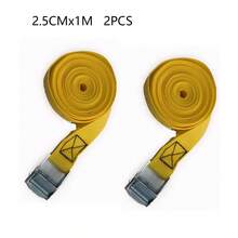 2 szt. Lina napinająca do samochodu, mocny pas z grzechotką, pasek mocujący do bagażu samochodowego, do ciężarówki, motocykla, roweru, łodzi