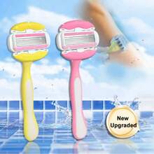 Rasoir pour femmes, un rasoir spécial pour l'épilation des femmes, avec une bande apaisante et hydratante et une poignée antidérapante. La lubrification à 360° réduit les irritations pendant l'épilation. Convient pour le visage, les bras, les jambes, les mains et les aisselles. C'est un épilateur pour le corps entier des femmes, un épilateur, un rasoir pour le visage, un rasoir, un épilateur facial, un épilateur pour les soins personnels, un outil de soins de la peau d'été, un rasoir de voyage pour le corps, et un article indispensable pour les festivals.