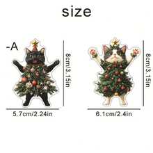 2pcs Christmas Ornaments, Keychains, Christmas Decorations, Party Gifts, Full Of Fun