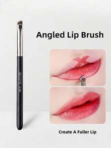 OEIEZ 双头唇刷，可伸缩唇刷，用于口红唇彩的化妆刷，适合日常旅行化妆，荧光笔和遮瑕刷唇部化妆刷