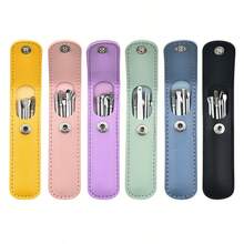 6-Piece Stainless Steel Household Portable Ear Pick Spiral Spring Ear Cleaning Tool