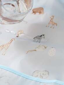 1 Stück Langarm-Schürze, leicht zu reinigende Essens-Lätzchen, Polyester-Überzieher-Schürze zum Füttern, Malen und sauberen Mahlzeiten, Kinderzubehör für 6-36 Monate