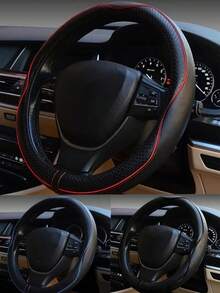 1 Stück universelle 15 Zoll Auto Lenkradabdeckung, rutschfeste Lenkradabdeckung, Sportlicher Stil Lenkradschutzabdeckung, Auto Innenausstattung und Lenkradabdeckungen, angenehmer Griff