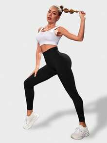 Leggings deportivos sin costuras para mujer, de ajuste ceñido, para ocio al aire libre, yoga, fitness y correr