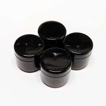 Bouteille rechargeable d'une capacité de 30 g, contenant de recharge opaque noir, crème, vernis à ongles, flacon vide de petite capacité pour crème pour les yeux