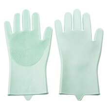 Pet Grooming Cleaning Gloves Dog Cat Bathing Shampoo Glove Scrubber Magic Dishwashing Cleanner Sponge Silicon Hair Removal Glove